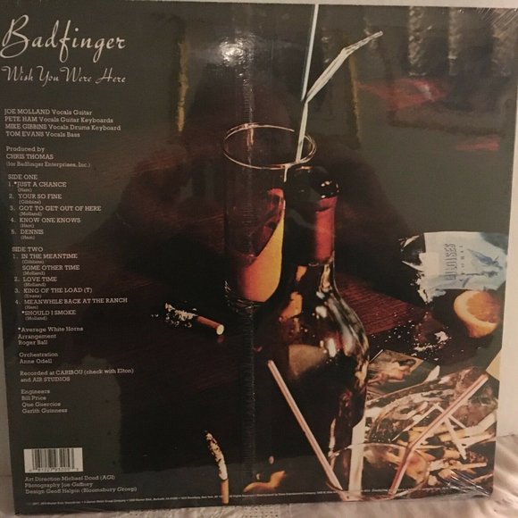 Badfinger Wish You Were Here LP ~ SYEOR 2018 ~ Ltd Ed Green Vinyl ~ New/Sealed! - Picture 2 of 2